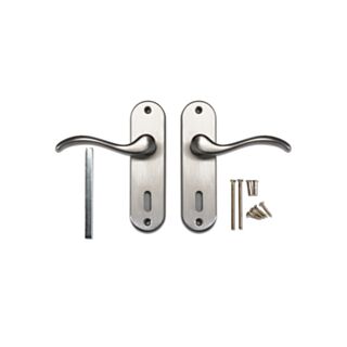 Zurich Lever Lock Plate Satin Nickel