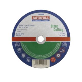 Faithfull FAI2303S 230 x 3.2mm Stone Cutting Wheel