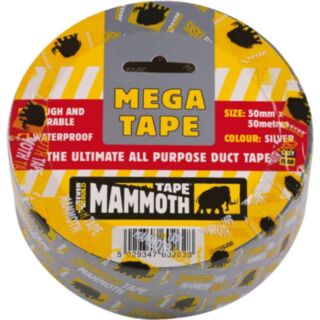 Everbuild 2MEGSV50 Mammoth Silver Duct Tape 50mm x 50m