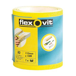 Flexovit 120 Grit 5m Sanding Roll