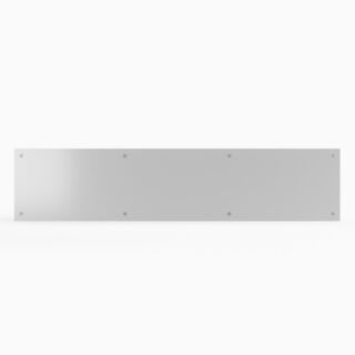 Kick Plate Predrilled 33 x 6 Polished Stainless Steel