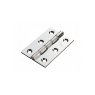 100mm Butt Hinge Polished Chrome (Pack of 2)