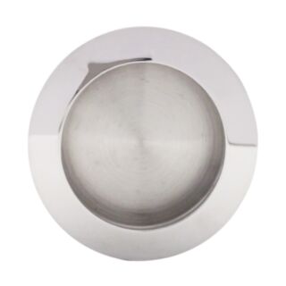 Circular Flush Pull Polished Stainless Steel