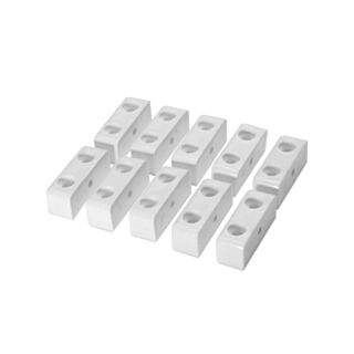 Assembly White Modesty Blocks (10 Pack)