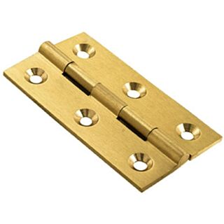 64mm Butt Hinge Polished Brass (Pair)