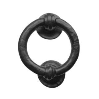 Black Furniture Ring Knocker