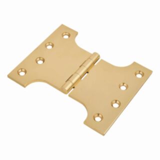 100mm Parliament Hinge Polished Brass (Pack of 2)
