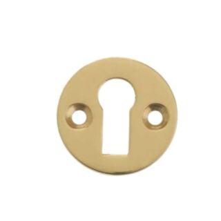 Uncovered Escutcheon Polished Brass