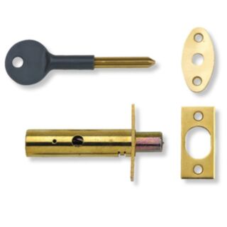 PM444PB Polished Brass Door Security Bolt