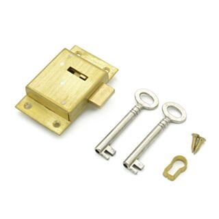 Cupboard Lock Solid Brass