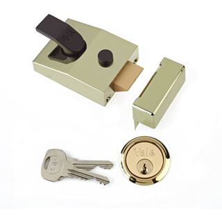 Yale Brasslux Double Lock Standard Stile P89 Deadlatch
