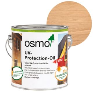 Osmo UV Protection Oil Extra Clear Satin 2.5 Litre