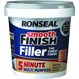 Ronseal 5 Minute Smooth Finish Filler Readymix 600g