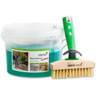 Osmo Wood Reviver Power Gel 2.5L with Decking Cleaning Brush