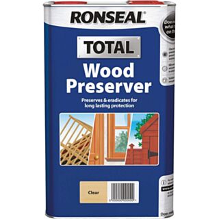 Ronseal Total Wood Preserver 2.5ltr Clear