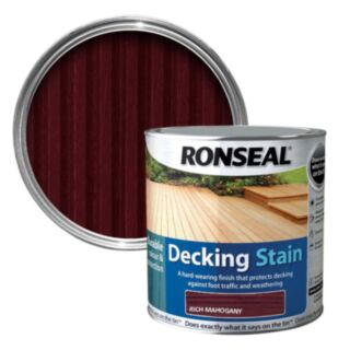 Ronseal Ultimate Decking Stain Rich Mahogany 2.5L