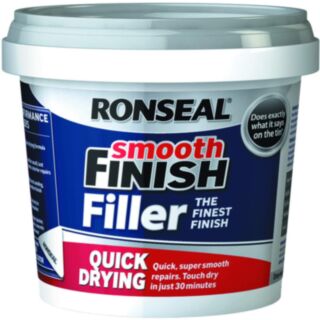 Ronseal 36553 Quick Drying Smooth Finish Filler Readymix 600g