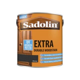 Sadolin 5012994 Ebony Extra Durable Woodstain 2.5 Litre