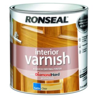 Ronseal Quick Drying Clear Varnish 750ml Satin