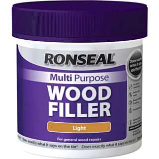 Ronseal Multi Purpose Wood Filler Tub 465g Light