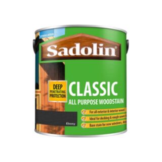 Sadolin 5012903 Ebony Classic Woodstain 2.5 Litre