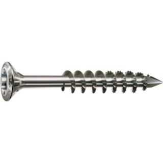Spax 5.0 x 70mm A2 Stainless Steel Cladding Cut Point Screw (Box 100)