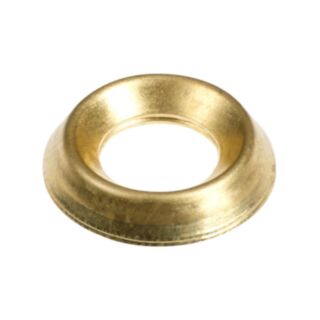 Brass Surface Screw Cup No.6 (25 Pack)