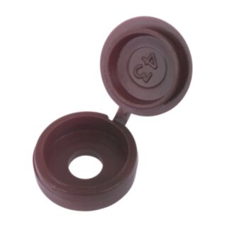 Screw Cup & Cover 6-8 Brown Pack of 25