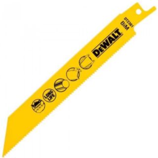 DeWalt DT2361 152mm Bi-Metal Recip Saw Blades (5 Pack)