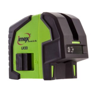 imex LX22G Crossline & Plumb Spot Green Beam Laser with Carry Case