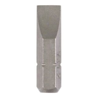Addax 25mm 7.0 x 1.2mm Slotted Screwdriver Bit (Pack of 2)
