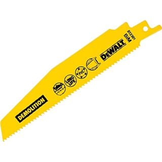 DeWalt DT2301 152mm Bi-Metal Recip Saw Blades (5 Pack)