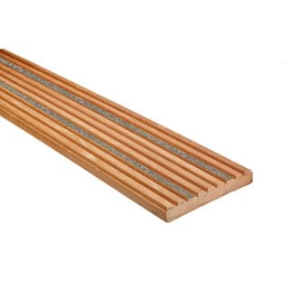 21 x 145mm Anti-Slip Hardwood Decking with Grey Gripdeck Modification