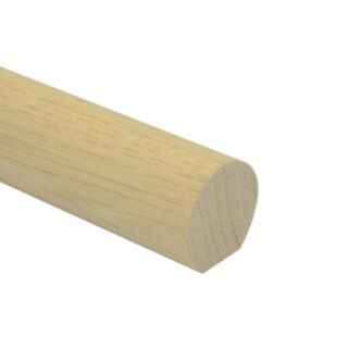50 x 50mm Nom. American White Oak Mopstick Handrail
