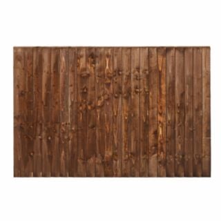 Brown Closeboard Fence Panel 1830 x 1200mm
