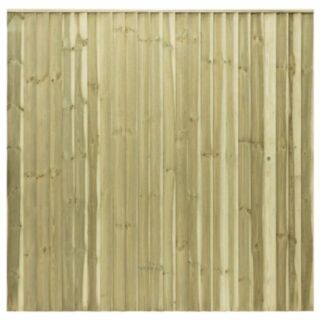 Green Closeboard Fence Panel 1830 x 1800mm