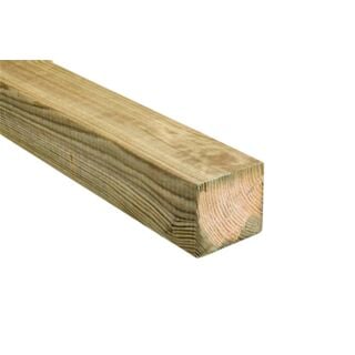 75 x 75mm x 2.4m UC4 Treated Planed Green Timber Post