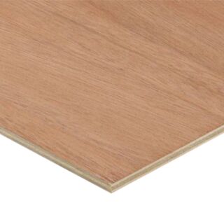 2440 x 1220 x 12mm Hardwood Faced Multi Purpose Plywood