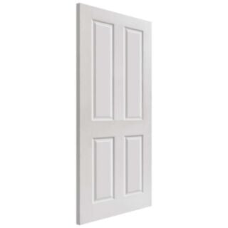 2032 x 813 x 44mm Canterbury 4 Panel Moulded Smooth Fire Door FD30