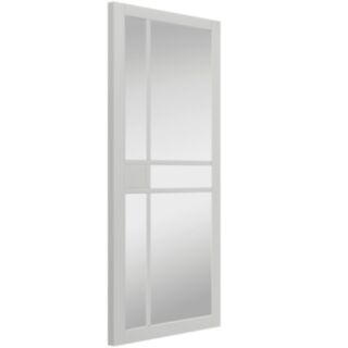 1981 x 762 x 35mm City White Door Clear Glazed (Pre-finished)