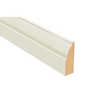 18 x 57mm fin. Primed MDF Ovolo Architrave