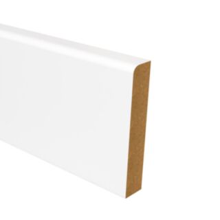 18 x 144mm fin. Primed MDF Rounded Skirting