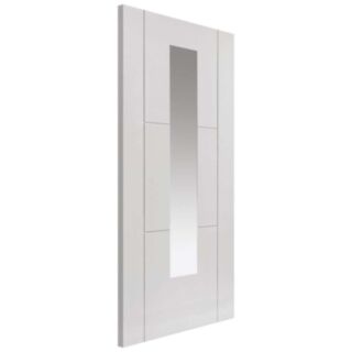 1981 x 686 x 35mm Mistral White Primed Glazed Door