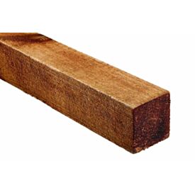 75 x 75mm x 1.8m Sawn Redwood UC4 Treated Brown Post