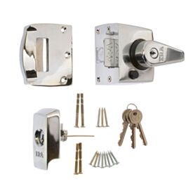ERA 60mm Chrome BS Double Locking Case Nightlatch 1930-37-2