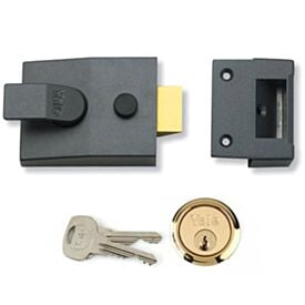 Yale Grey Double Lock Standard Stile P89 Deadlatch