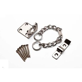 Chrome Security Door Chain
