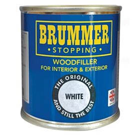 Brummer White Stopping Wood Filler Interior & Exterior 250g