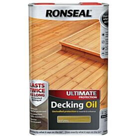 Ronseal RSLUDON5L Natural Ultimate Decking Oil 5L