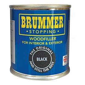 Brummer Black Stopping Wood Filler Interior & Exterior 250g